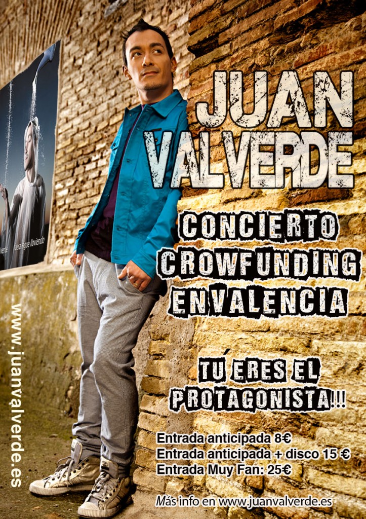 @JuanValverde_ presenta una nueva forma de hacer conciertos: el crowfunding