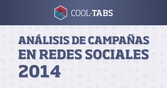 Campañas en redes sociales en 2014 según @CooltabsAPP