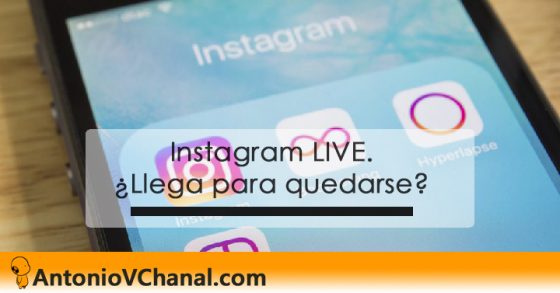 Instagram LIVE. ¿Llega para quedarse? ¿Tú qué piensas? El vídeo está de moda y lo demuestra Instagram LIVE que se une a la tendencia de la emisión del vídeo en directo desde sus apps móviles. ¿Aguantará?