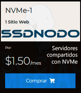 Los mejores Servidores compartidos con NVMe en SSDNodo.com